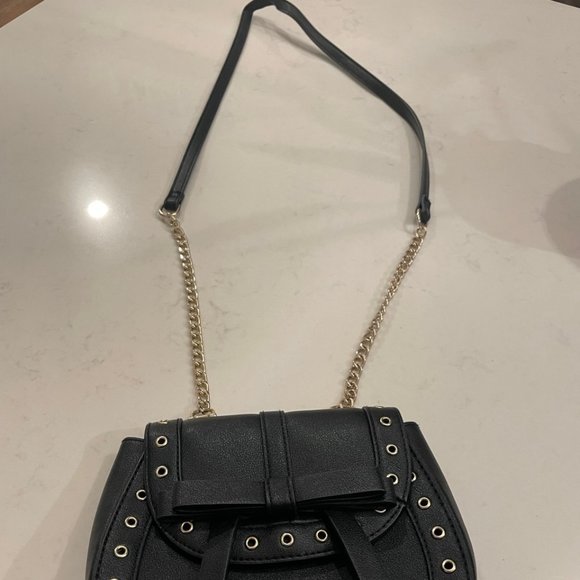 Black Bowtie Crossbody Bag - Picture 2 of 7